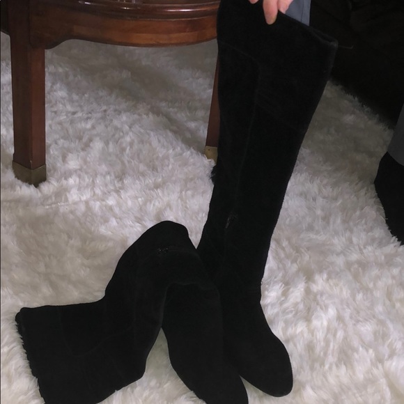 Nine West knee high black boots - Picture 2 of 4